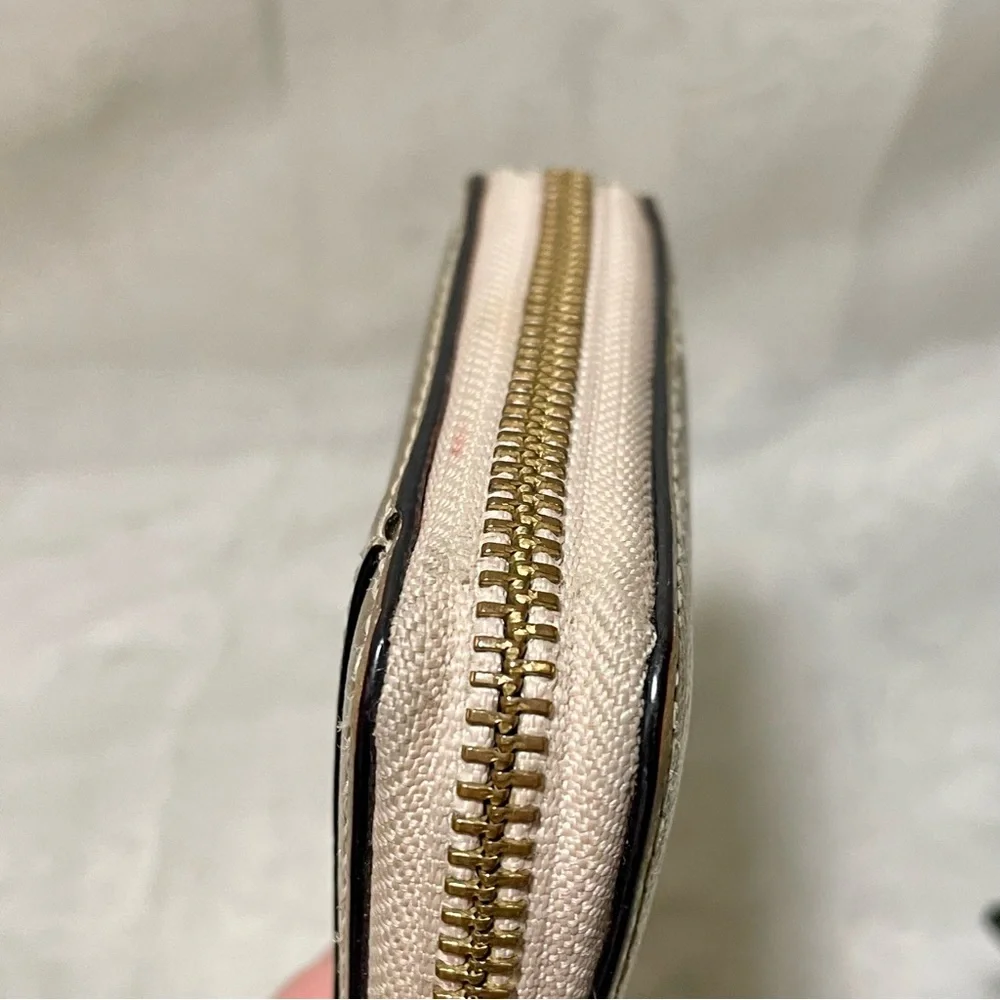 Kate Spade Metallic Rose Gold Continental Wallet